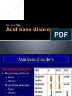 Acid Base Disorders: by Hysni Dida