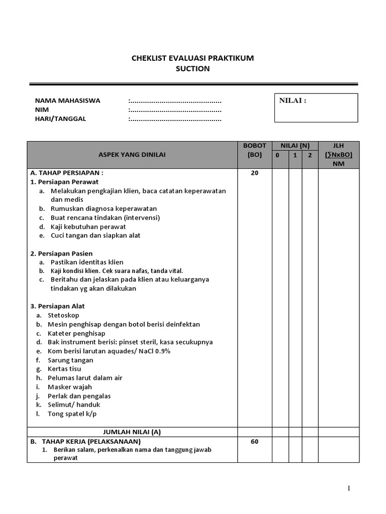 Sop Suction | PDF