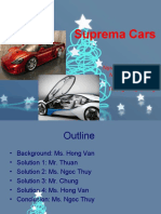 Suprema Cars: Nguyen Thi Hong Van Nguyen Duc Thuan Le Ngoc Thuy Truong Thuy Chung
