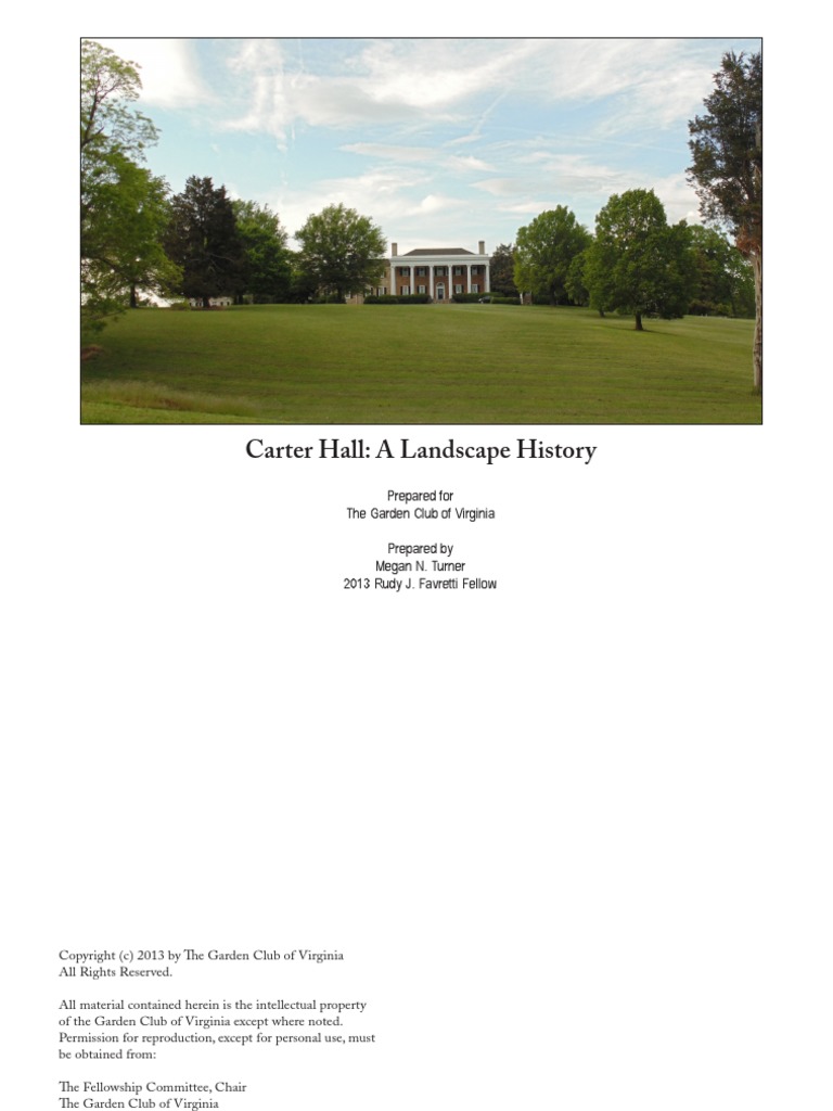 northwest indiana landscapers on Carter Hall A Landscape History Agriculture Nature
