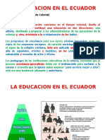 Historia Educación Ecuador