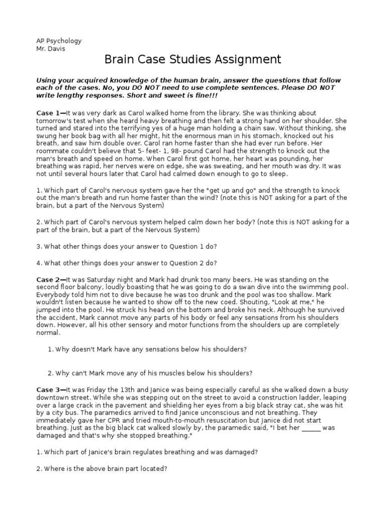 Aphasia case study questions picture