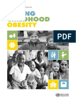 Raport OMS - Obezitate Infantilă