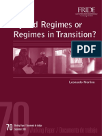 Morlino R. Hybrid Regimes or Regimes in Transition