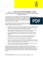 2010 Elections To The Human Rights Council