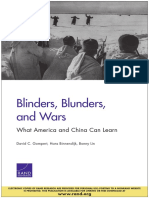 Blinders, Blunders, and Wars