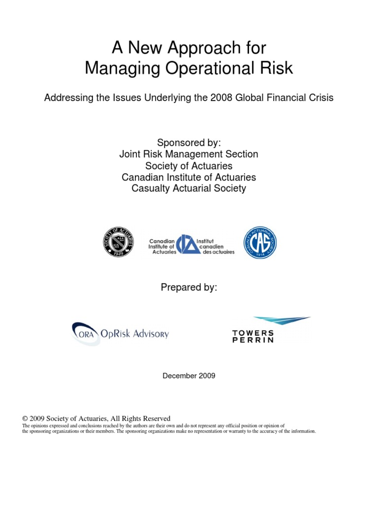 Research New Approach | PDF | Operational Risk | Risk