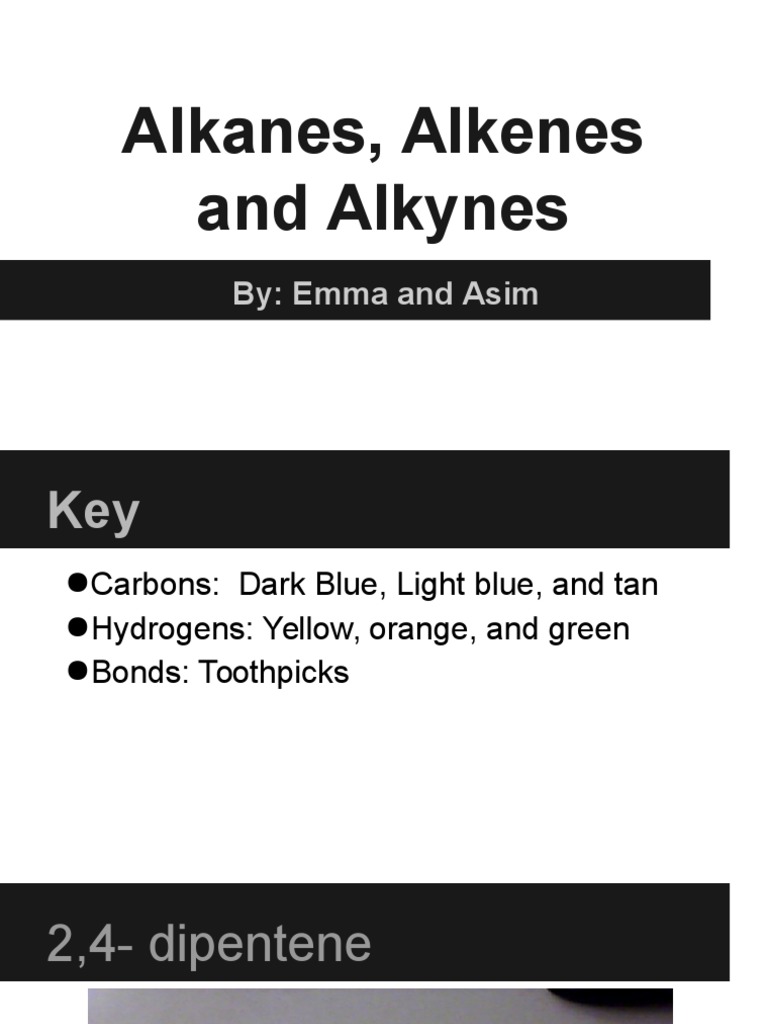 Alkanes and Alkenes Overview | PDF | Alkene | Functional Group