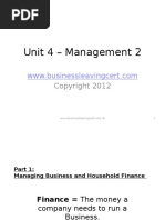 Unit 4 - Management 2