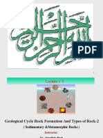 Geological Cycle Rock Formation and Types of Rock-2 (Sedimentary &metamorphic Rocks)