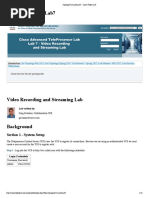 _Spring2012_Labs_Lab7 - Cisco Video Lab