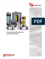 Hedland Variable Area Flow Meters and Flow Switches Catalog Vam-Ca-00254-En PDF