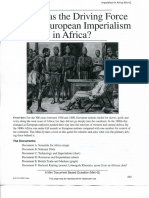 What Was The Driving Force Behind European Imperialism in Africa