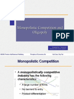 Ch13 Monopolistic Competition and Oligopoly