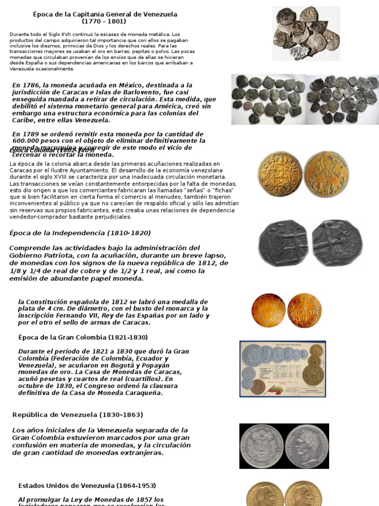 Evolución de la Moneda en Venezuela | PDF | Monedas | Venezuela