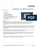 App Note CMA 3000 in-service Analysis of SDH Signals A4 Final V3