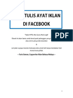 Cara Tulis Ayat Iklan Di Facebook