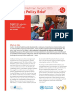 Globaltargets Stunting Policybrief