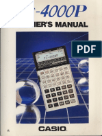 FX-4000P English Manual