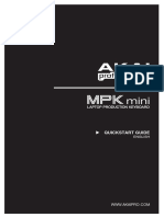 MPK Mini - Quickstart Guide - RevA - English