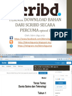 Teknik Download Bahan Dari Scribd Secara Percuma Episod 1