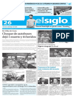 Edición Impresa Elsiglo 26-01-2016