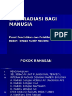 Efek Radiasi Terhadap Manusia