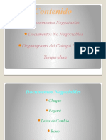 29) Diapositivas Del Organigrama y Doc. Negociables y No Negociables