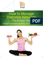 How To Manage Diabetes Naturally - The Nirogam Way