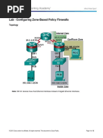 Configuring Zone Based Policy Firewalls