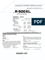 Tadano TR500XL Load Chart