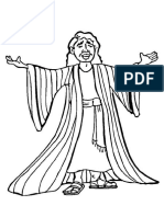 Joseph and His Coat - Coloring Page