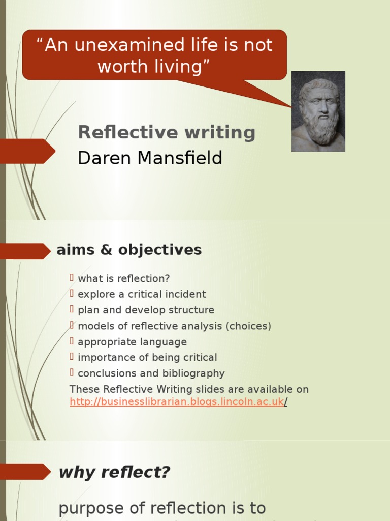 Reflective essay theory image