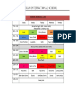 Ms Brandon Timetable 2015-2016