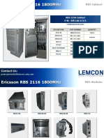 Ericsson Rbs 2116 1800mhz
