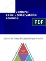 Albert Bandura: Social / Observational Learning