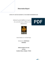 Dissertation Report On Cash Management of Standard Chartered Bank