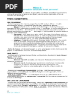 Droit Civil Mémo 2 Responsabilité Fait Personnel