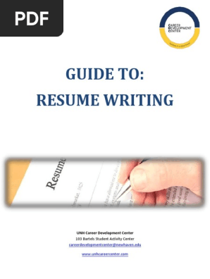 Guide to Resume Writing