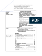 LIneamientos para informe de Pasantia Uneg