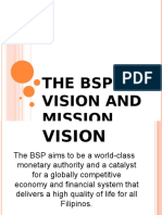 The BSP Vision and Mission
