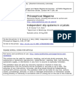 Independent Slip Systems in Crystals