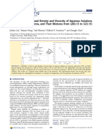 Solubility of N2O in and Density and Viscosity of Aqueous Solutions3