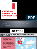 Canadian Vernacular Architecture: Aju Nivas Amalu Jose Roshan