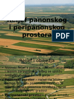 Reljef Panonskog I Peripanonskog Prostora