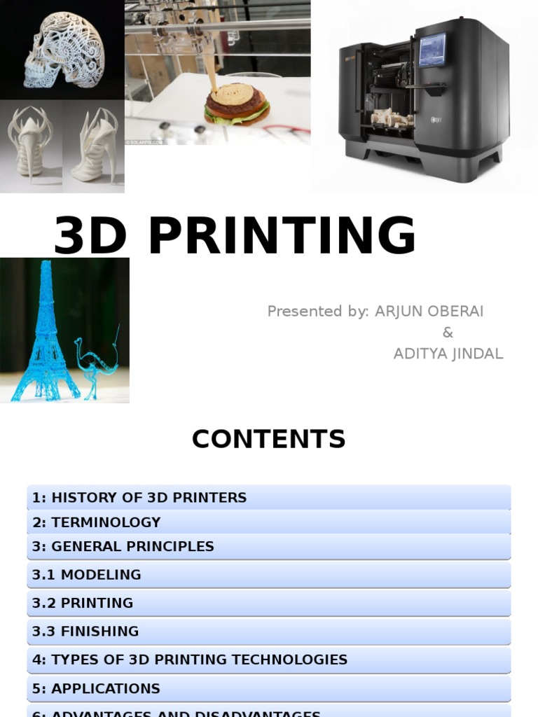 3d printing paper presentation