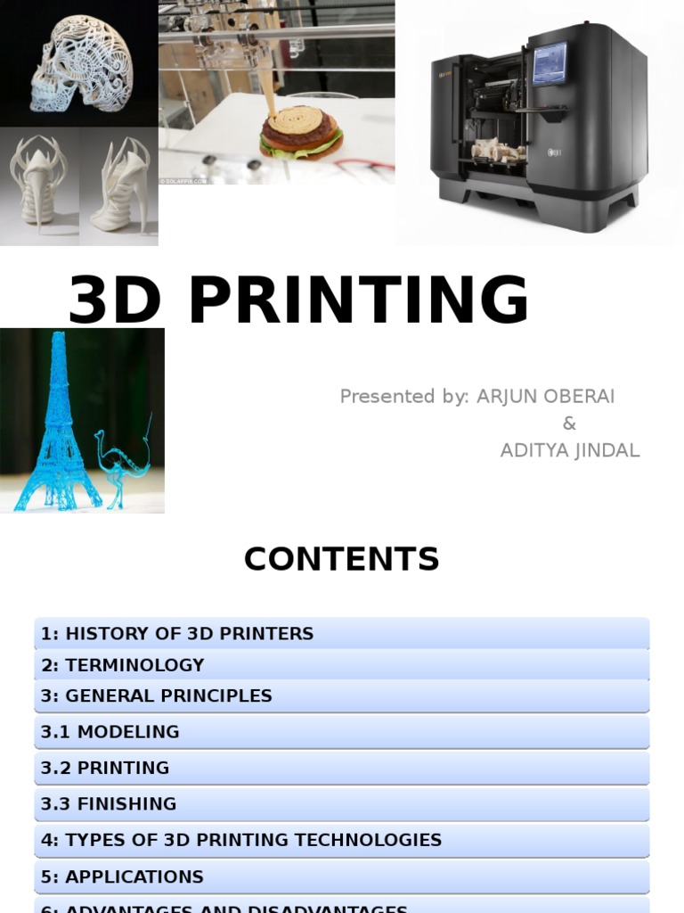 On 3d Printing | PDF 3 D Printing | Production And Manufacturing