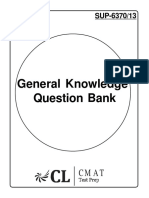 CMAT GK Question Bank