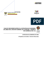 Plan Gobierno en Linea Colombia 2014