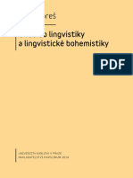 Úvod Do Lingvistiky A Lingvistické Bohemistiky
